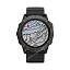 Часы для спорта Garmin Fenix 6X Pro Solar титановый серый DLC с черным ремешком