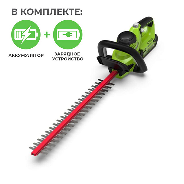 Greenworks G40HT61K8 40V, 61 см, с АКБ 8 А/ч и ЗУ