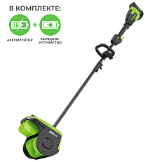 Greenworks GD40SS2, 40V с АКБ 5 А.ч. + ЗУ 4А двойное