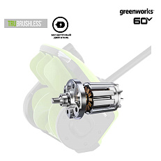 Greenworks GD60SS2 с АКБ 4 А.ч. + ЗУ 2А