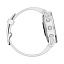 спортивные Часы Garmin Fenix 6S Silver White Band белые с белым ремешком