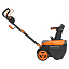 WORX WG471E - снегоуборщик аккумуляторный, с АКБ 2х4Ач + ЗУ 2А двойное