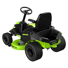 Greenworks GC82LT107 82V (107 см) - трактор садовый бесщеточный аккумуляторный с 6хАКБ 5 Ач + 3хЗУ G82C2