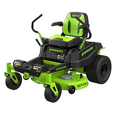 Greenworks GC82ZT107 82V (107 см) - райдер с нулевым радиусом разворота бесщеточный аккумуляторный без АКБ и ЗУ