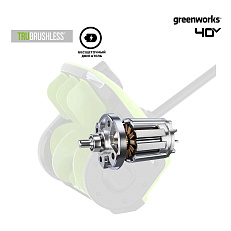 Greenworks GD40SS2, 40V с АКБ 2 А.ч. + ЗУ 4А двойное