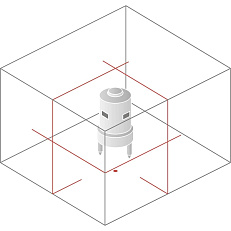 NEDO X-Liner3 с калибровкой - лазерный нивелир