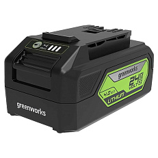 Greenworks GD24CS30K4U 24V, 30см, бесщеточная, c АКБ 4 Ач с USB + ЗУ