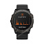Часы для бега Garmin Fenix 6X Pro Solar титановый серый DLC с черным ремешком