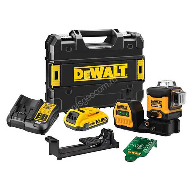 DEWALT DCE089D1G18 с калибровкой - лазерный нивелир